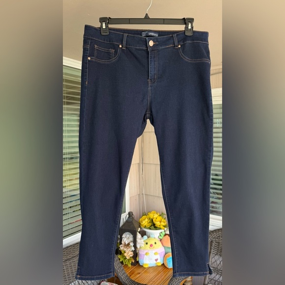 Blue Skinny Jeans with Sleek Fit - Picture 1 of 11